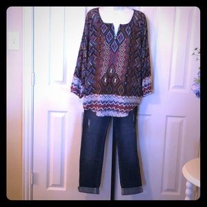 Beach lunch lounge blouse